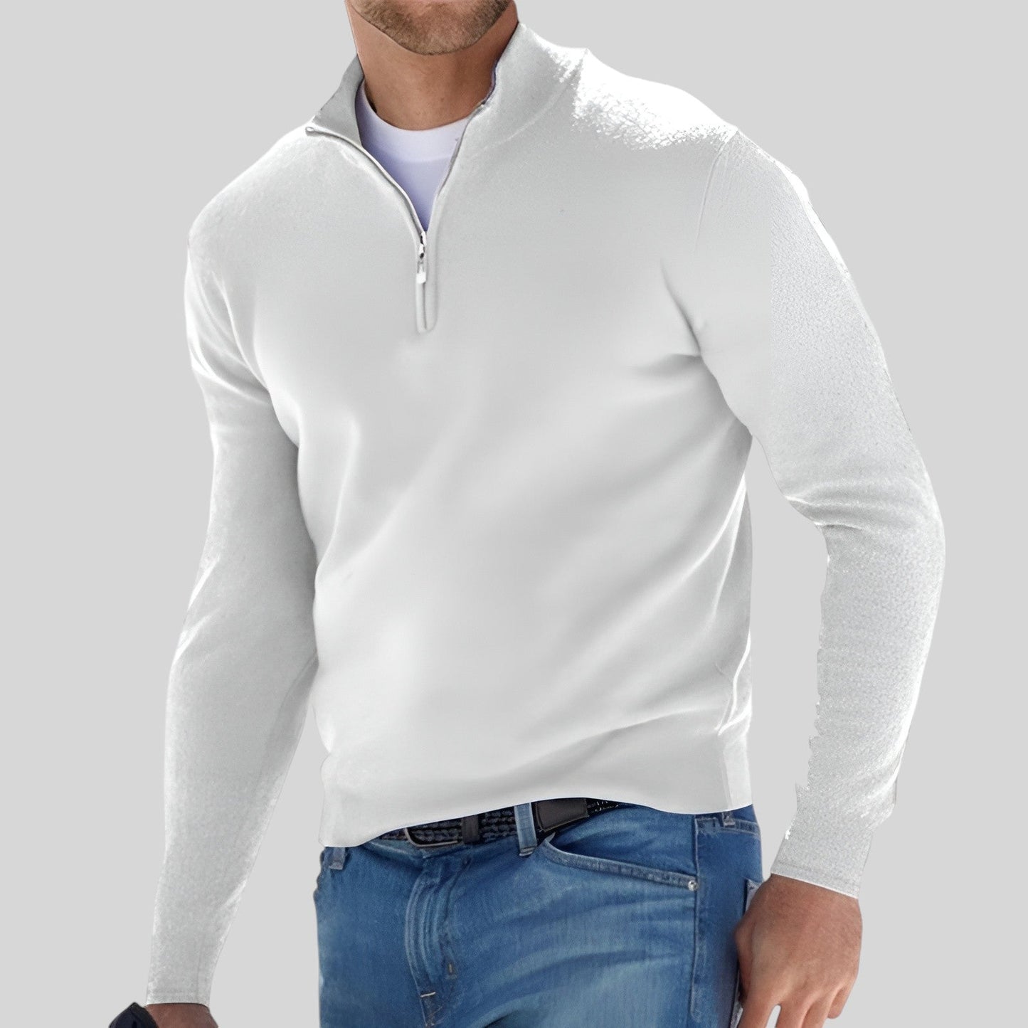 LEO | Warm Jumper with Zip Closure