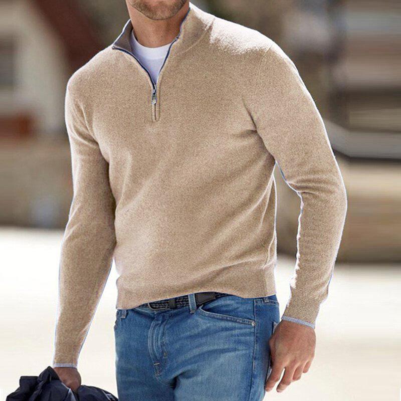 LEO | Warm Jumper with Zip Closure
