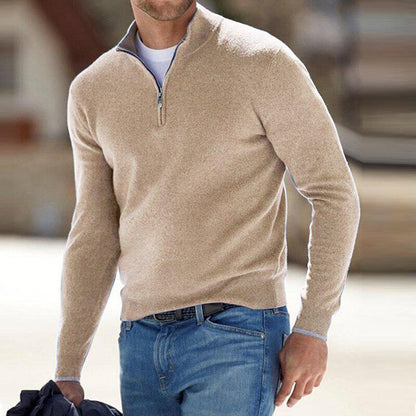 LEO | Warm Jumper with Zip Closure