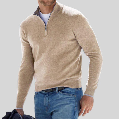 LEO | Warm Jumper with Zip Closure