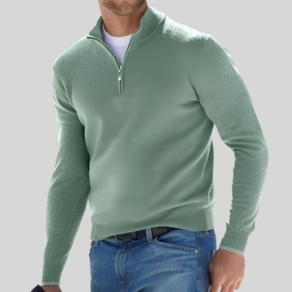 LEO | Warm Jumper with Zip Closure