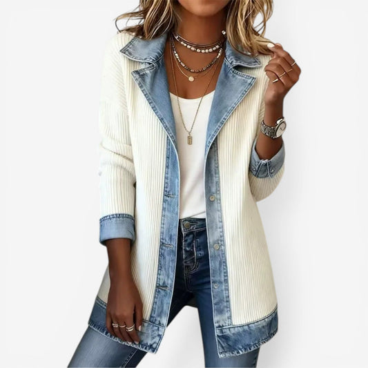 Emilia | Gemengd denim jack