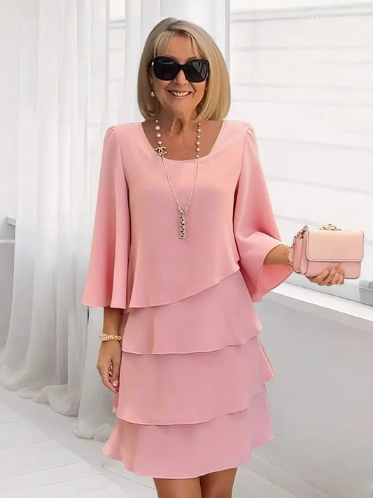 Catherine | Elegante Ruffle Jurk