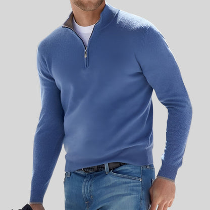 LEO | Warm Jumper with Zip Closure